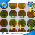 Strong Adhesive Permanent sticky PET label holographic printing